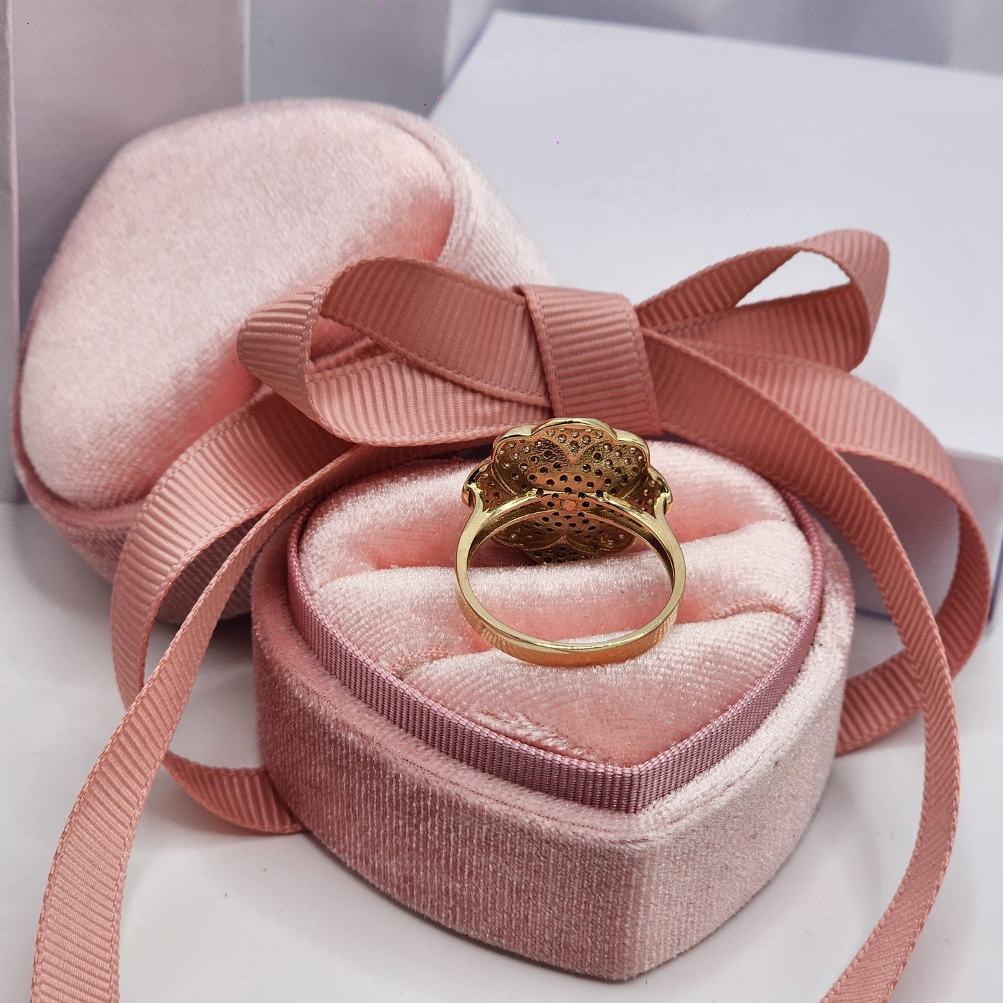 Double Flower with Zirconia