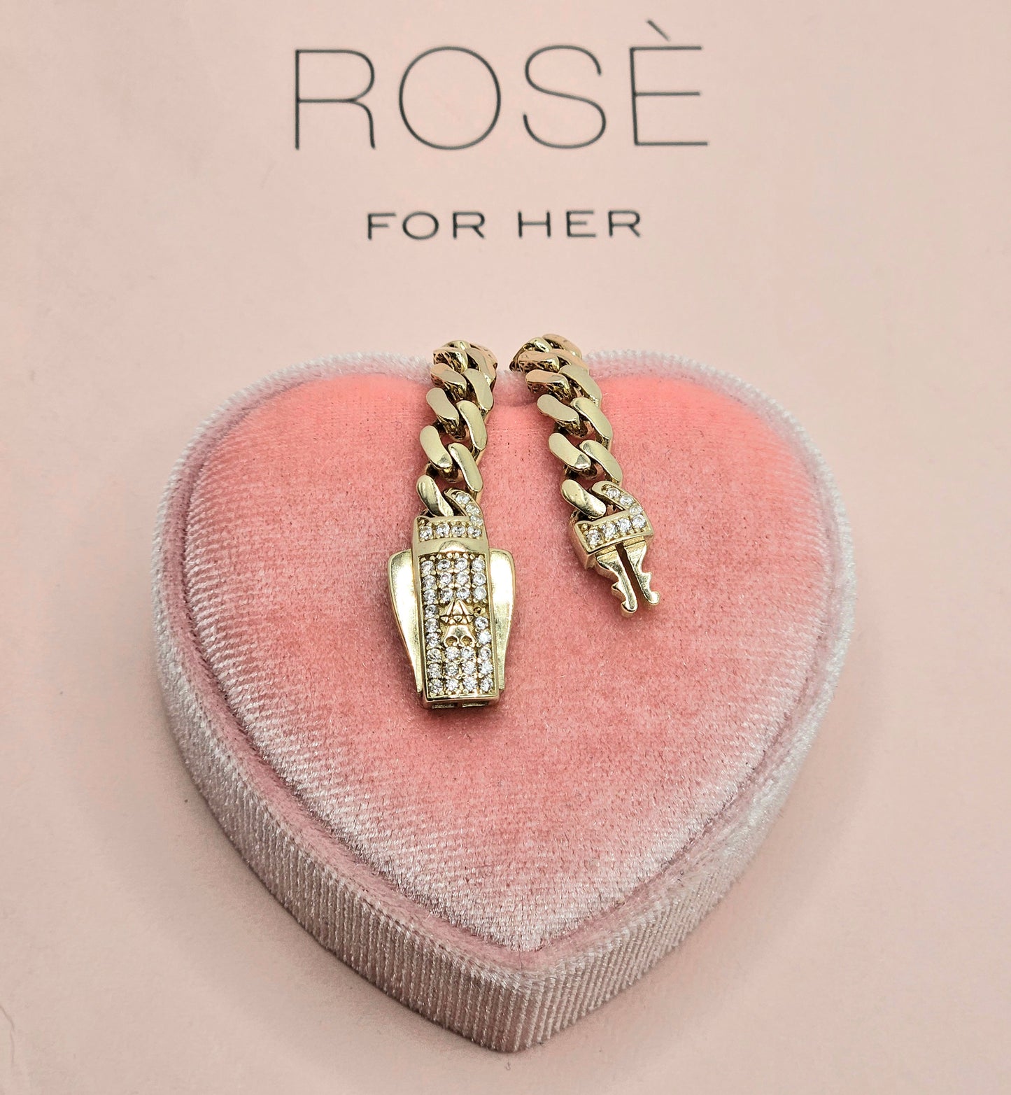 Closure Bracelet with Zirconia