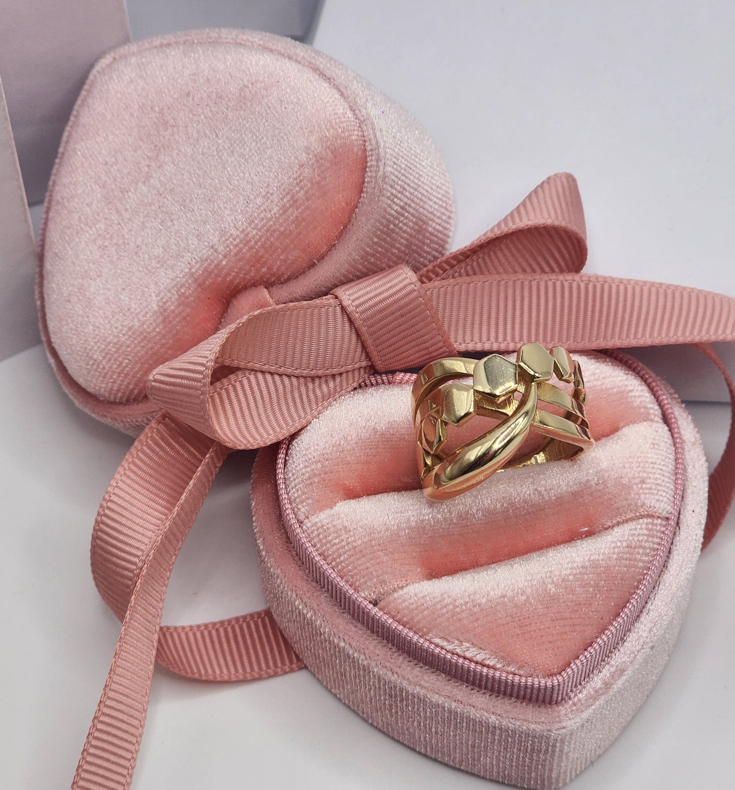 Crossed Ring with Hexagons