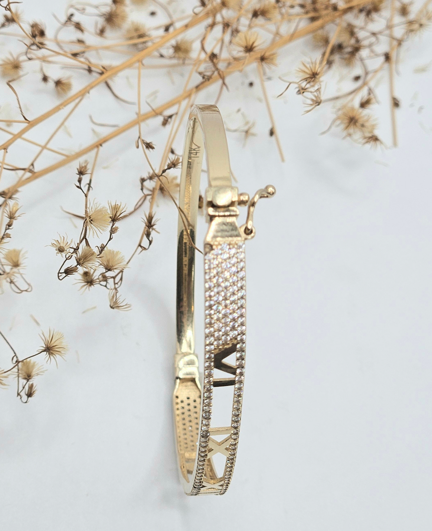 Rigid Roman Numeral Bracelet