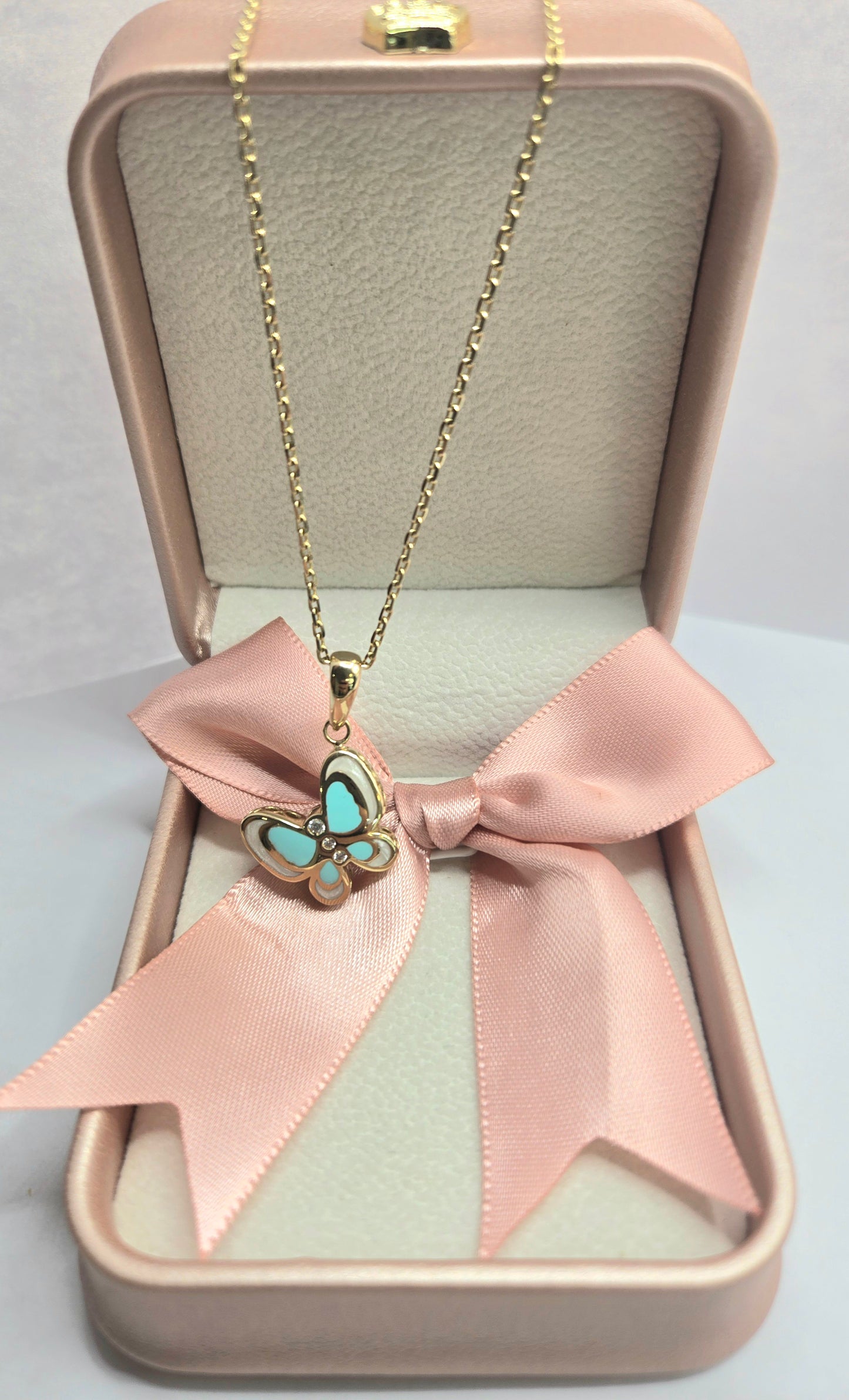 Chain with Butterfly Pendant