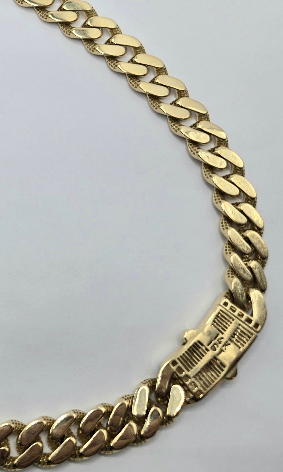 Monaco Chain with Zirconia Crown Clasp