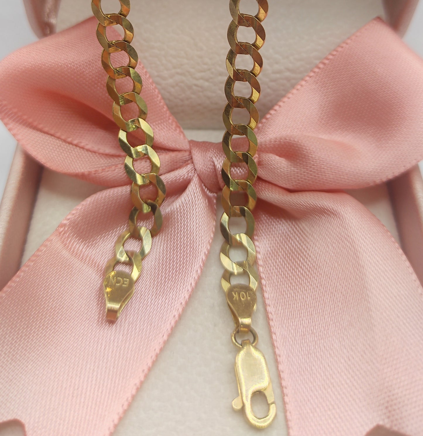 Wide Link Shiny Cut Chain