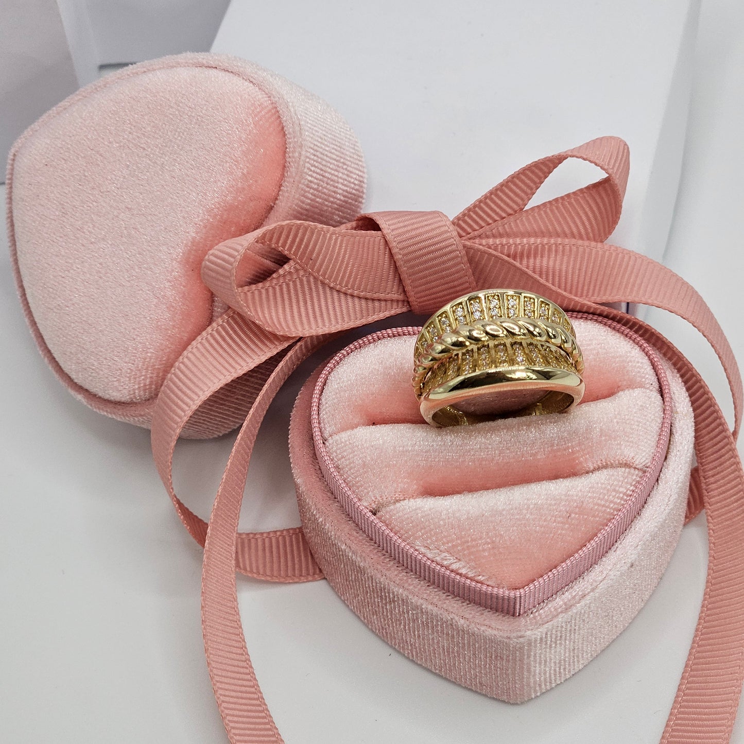 Crown Ring with Braid