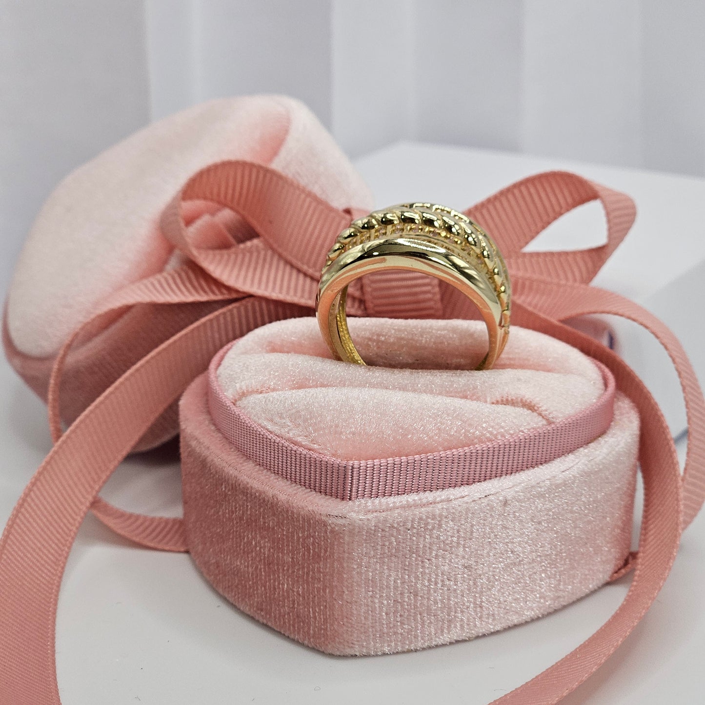 Crown Ring with Braid