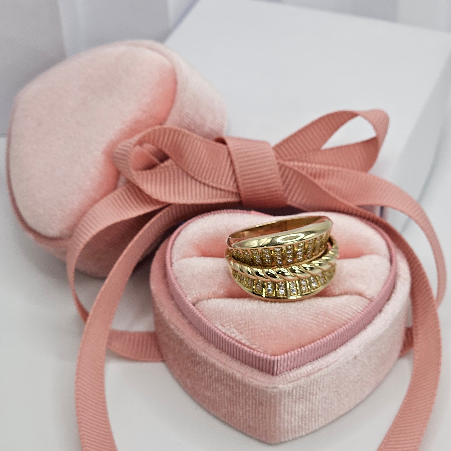 Crown Ring with Braid