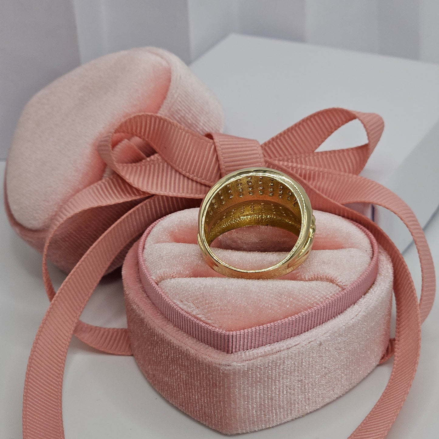 Crown Ring with Braid