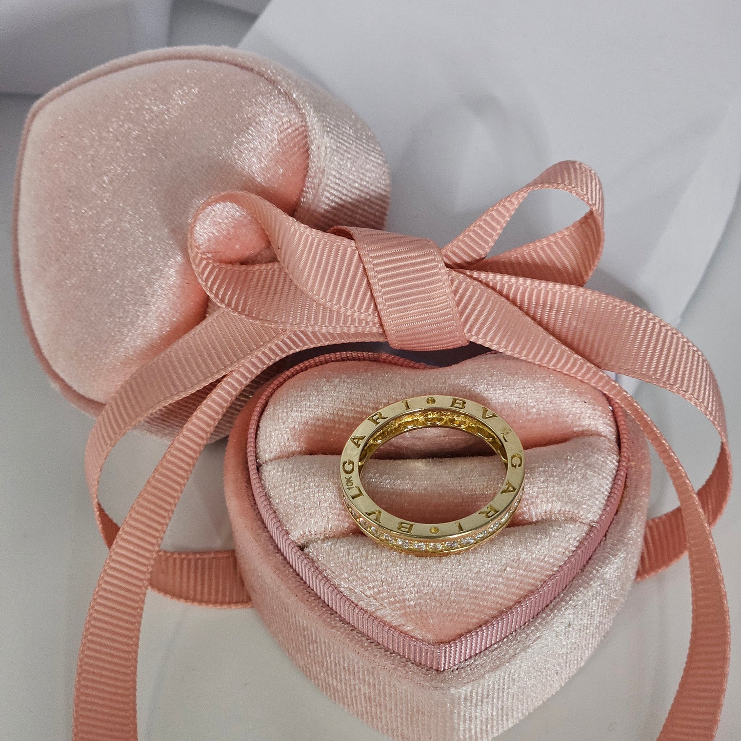 Hoop with Zirconia  Ring