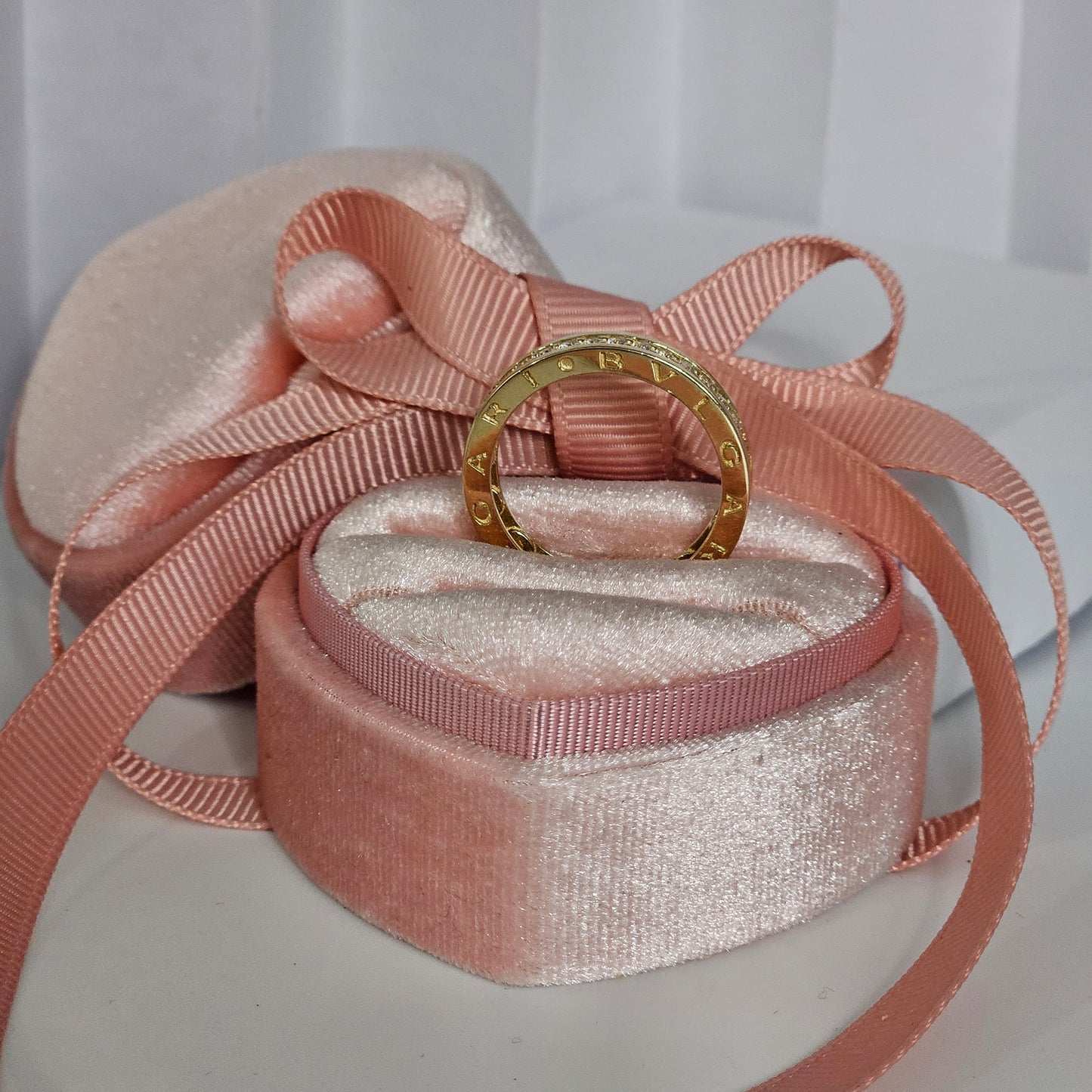 Hoop with Zirconia  Ring