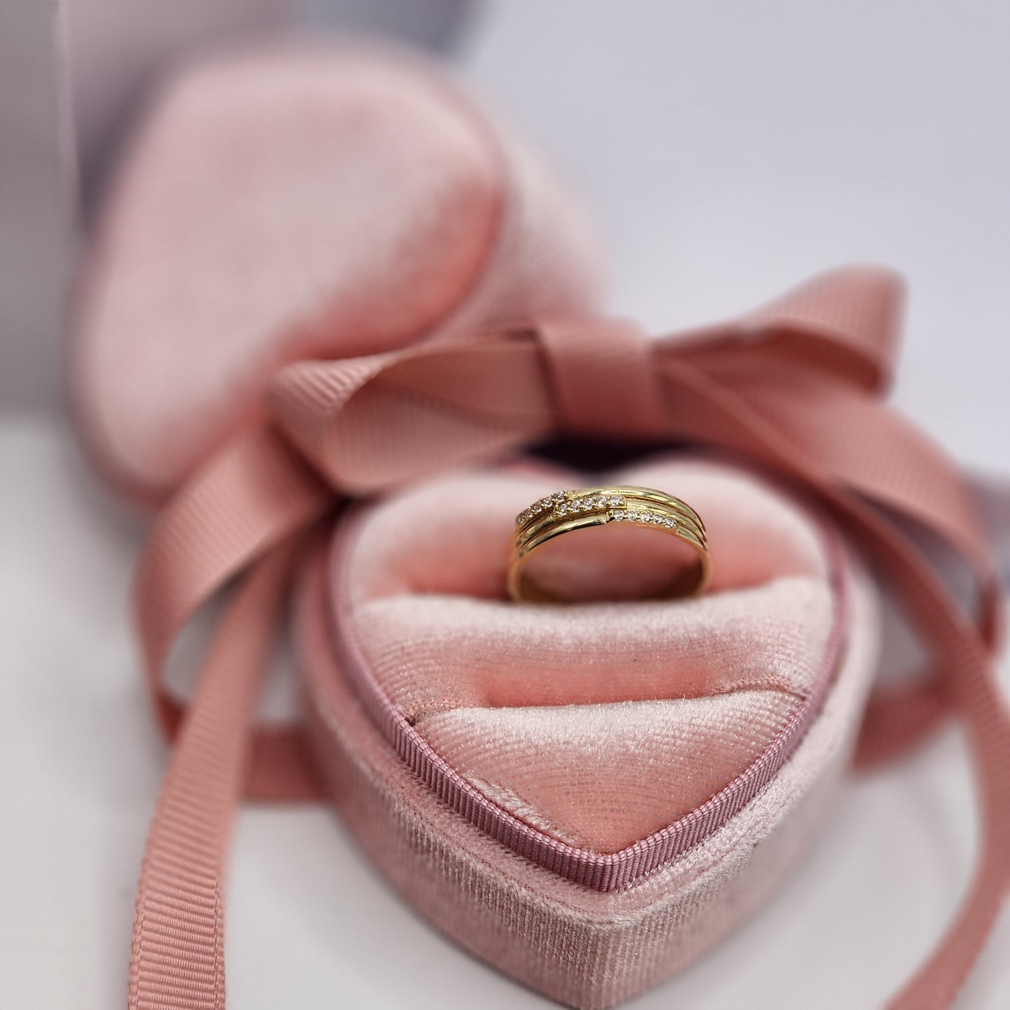 Triple Zirconia Ring