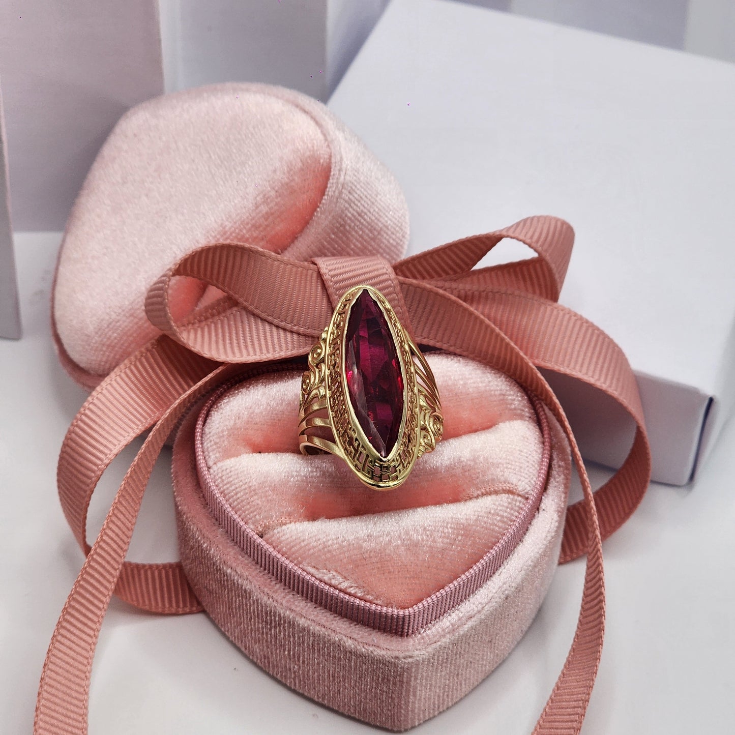 Red Almond Ring