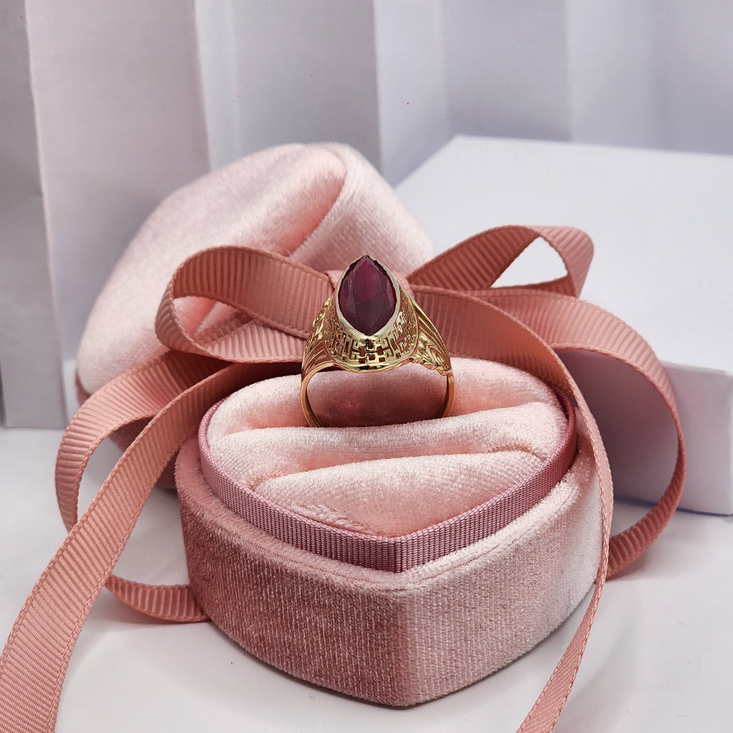 Red Almond Ring