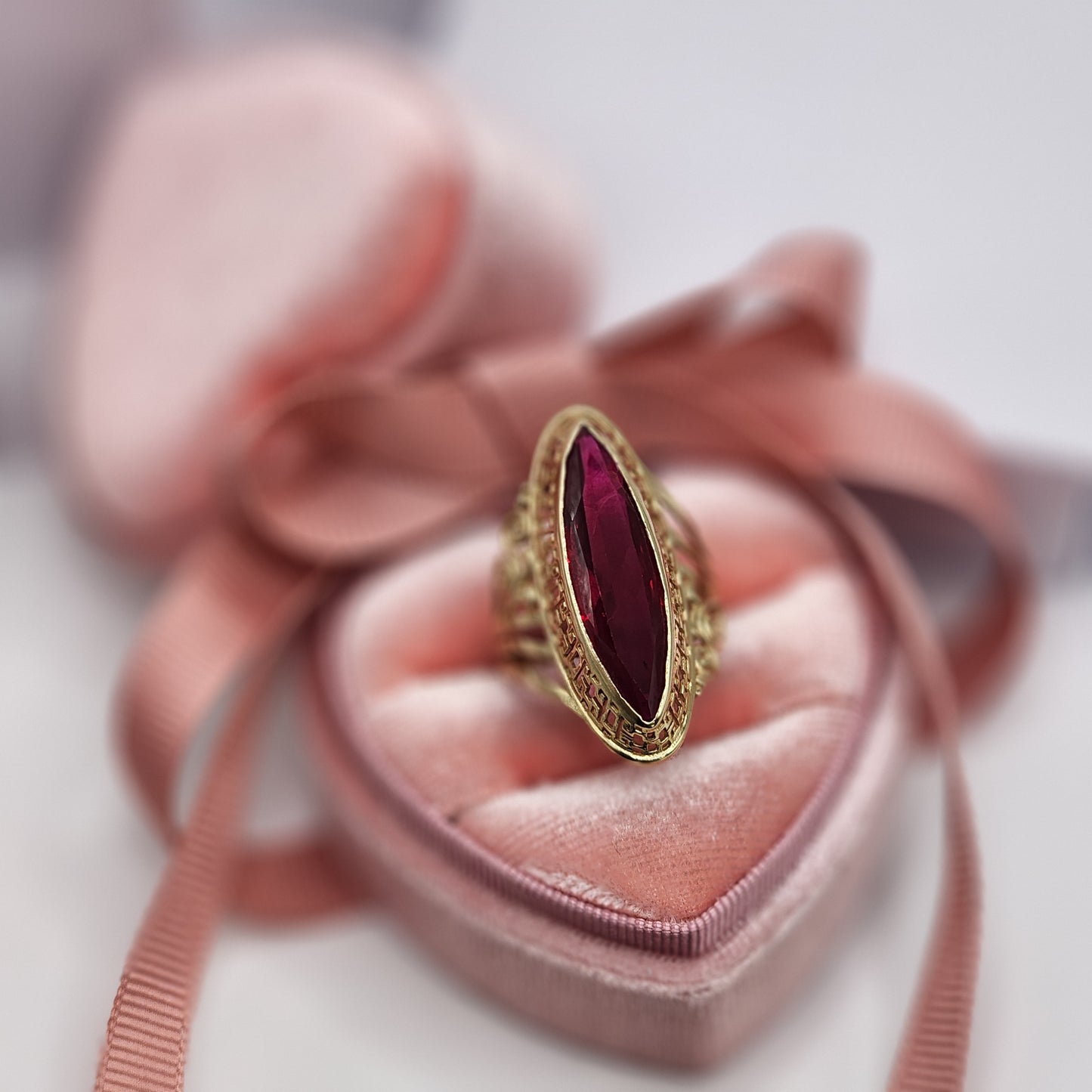 Red Almond Ring