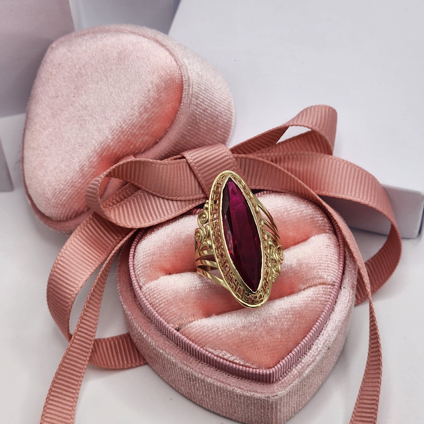 Red Almond Ring