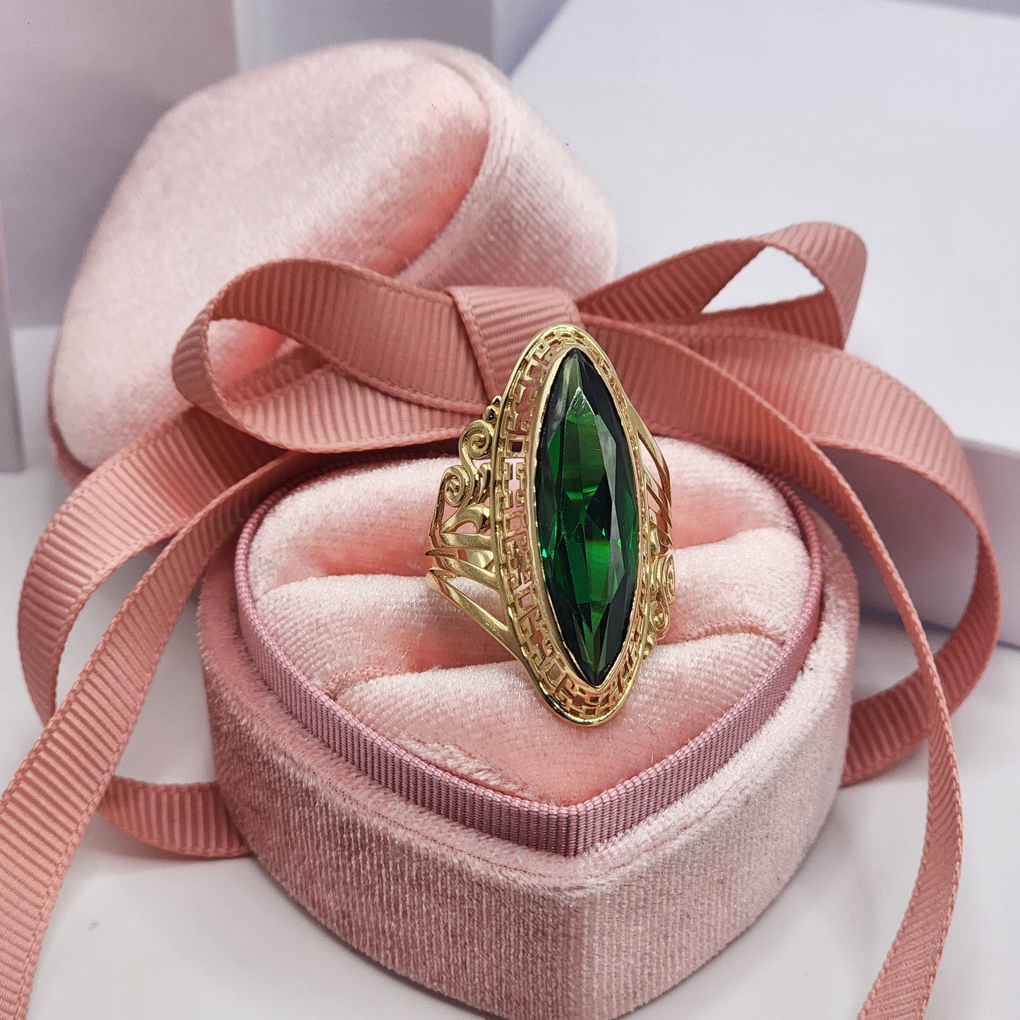 Green Almond Ring