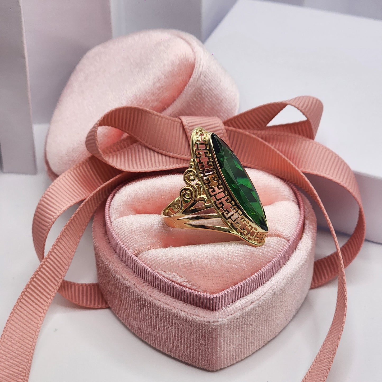 Green Almond Ring