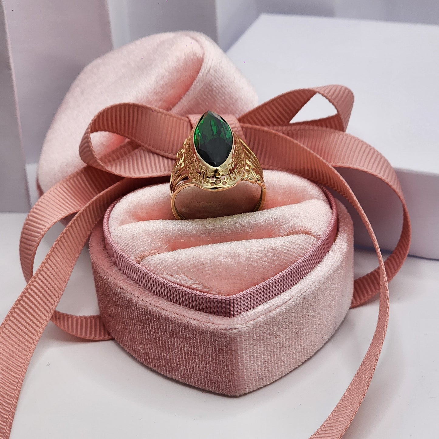 Green Almond Ring