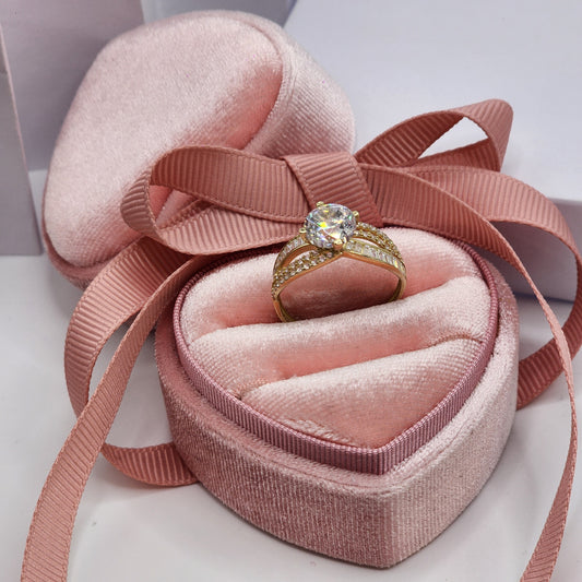 Cross Engagemant Ring
