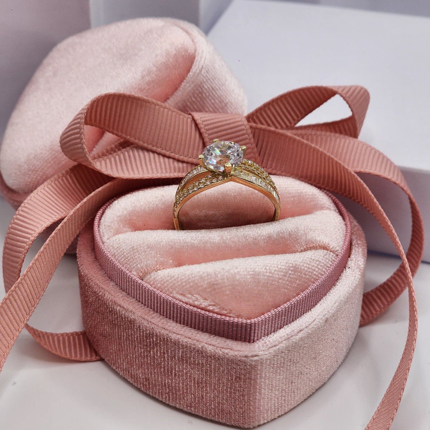 Cross Engagemant Ring
