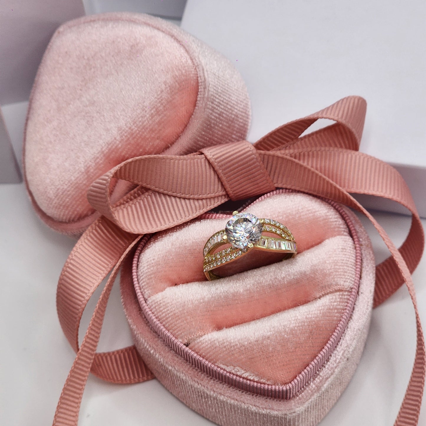 Cross Engagemant Ring