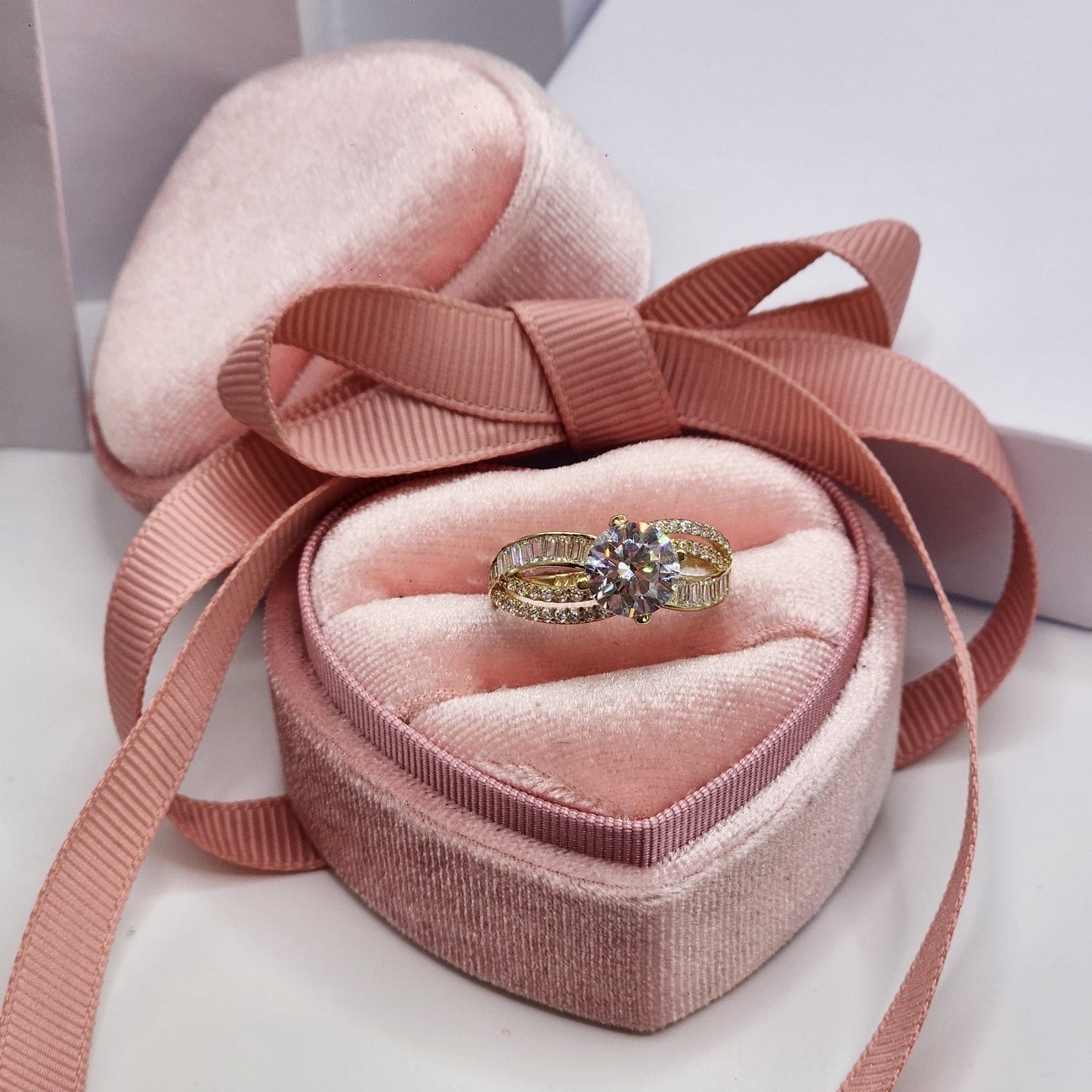 Cross Engagemant Ring