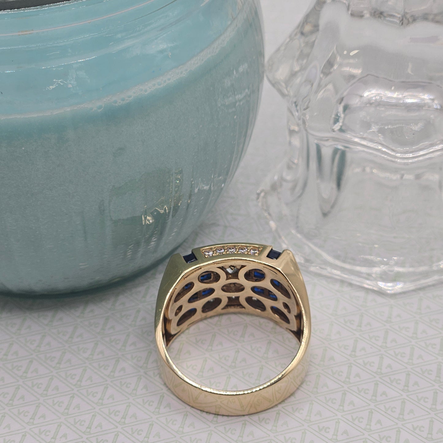Scorpio Ring with Central Zirconia