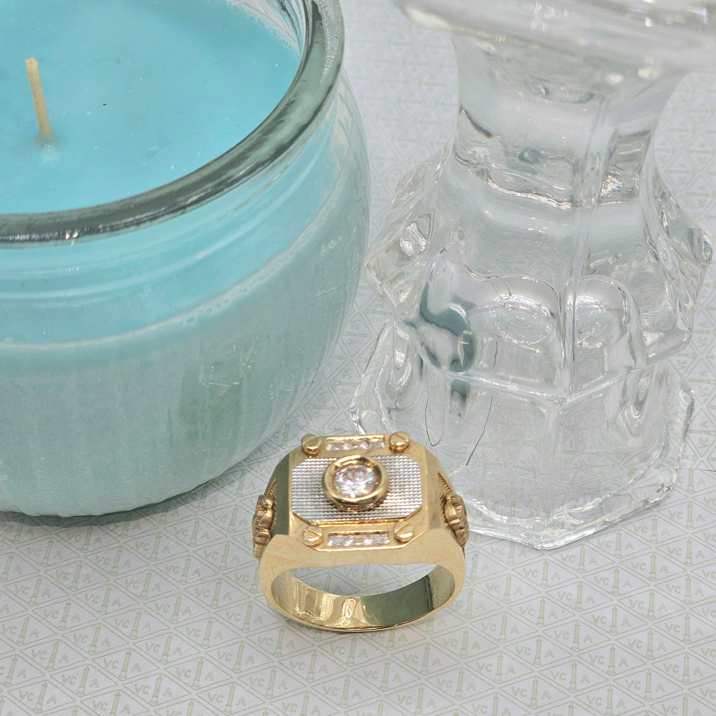 Black Rhombus Ring