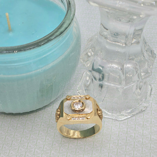 Black Rhombus Ring
