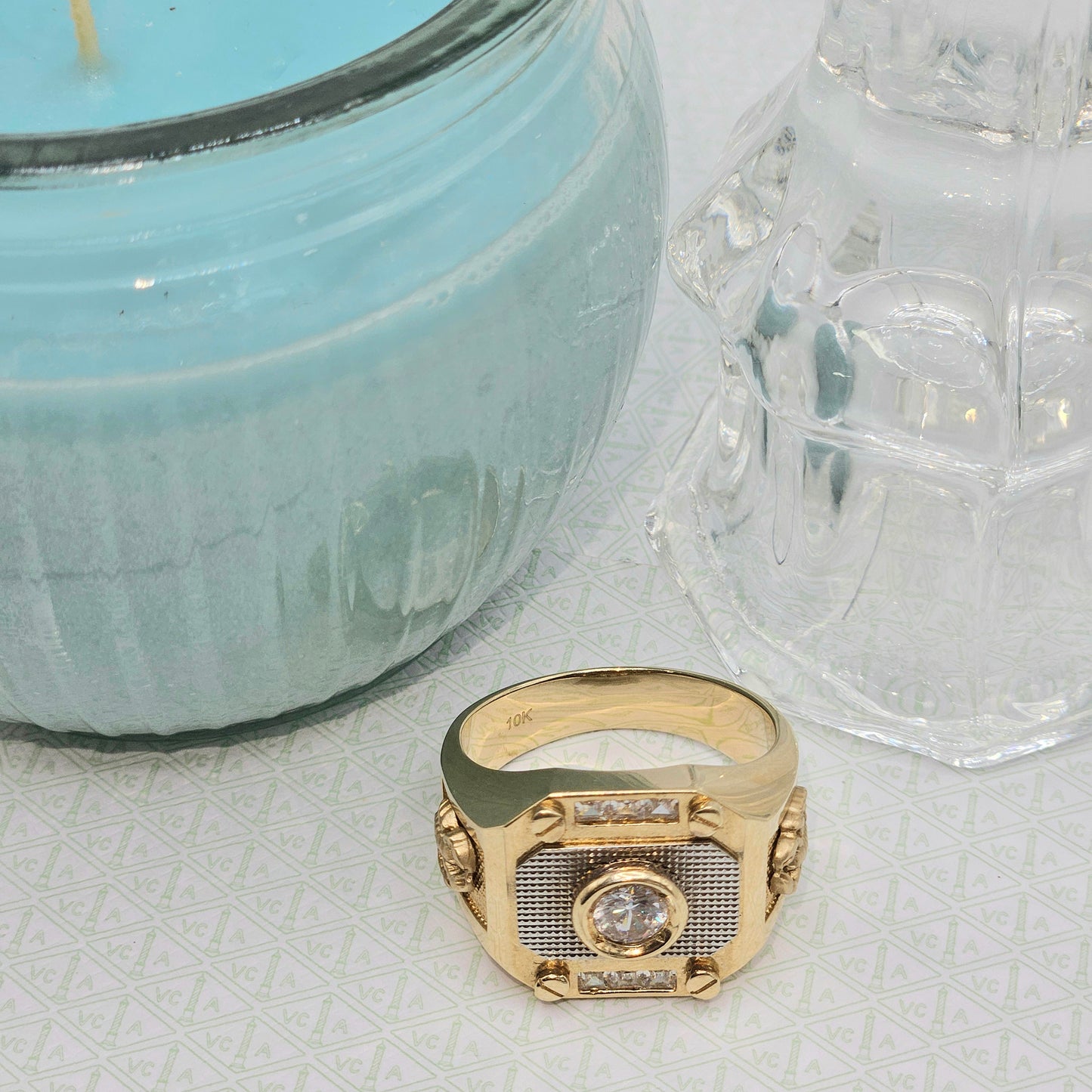 Black Rhombus Ring