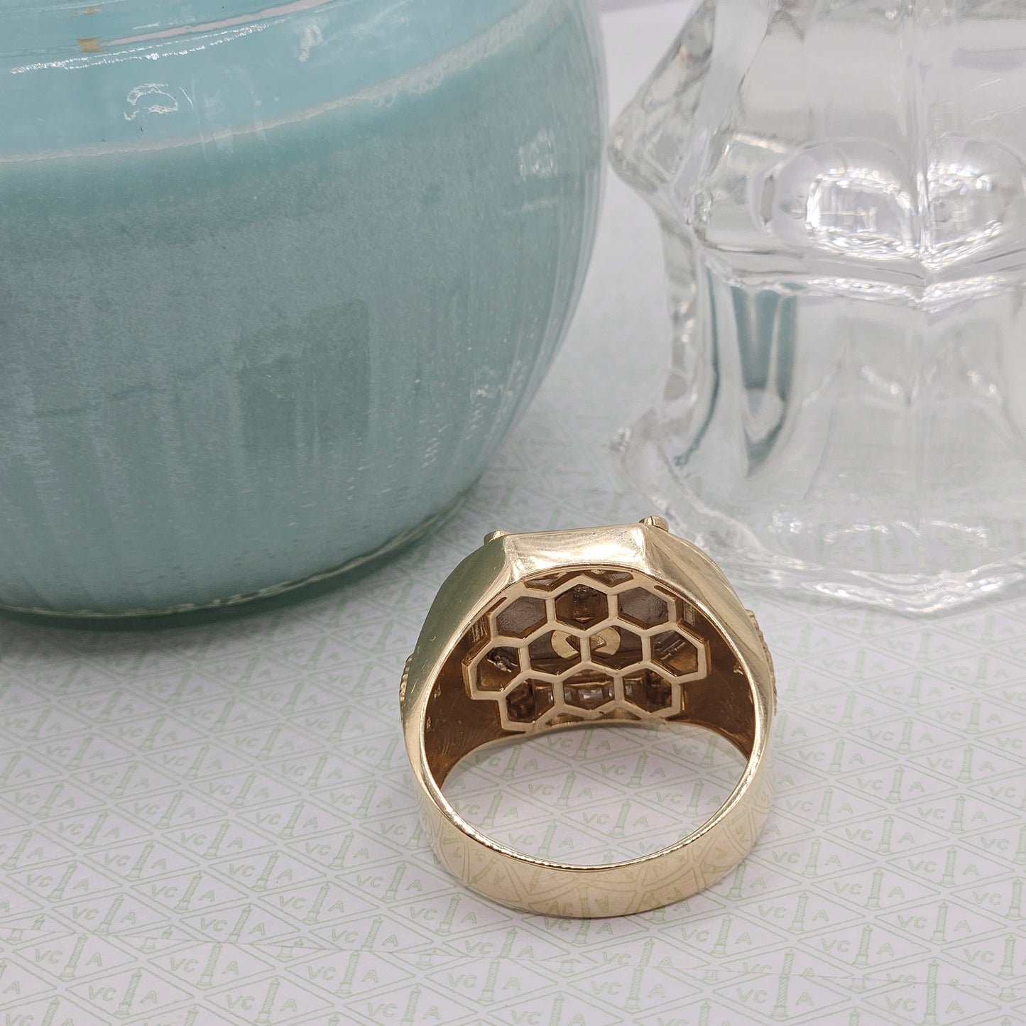 Black Rhombus Ring