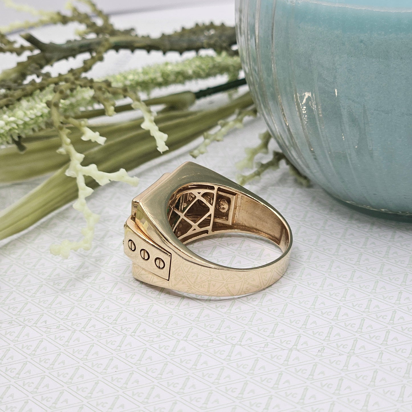 Green Stone Ring