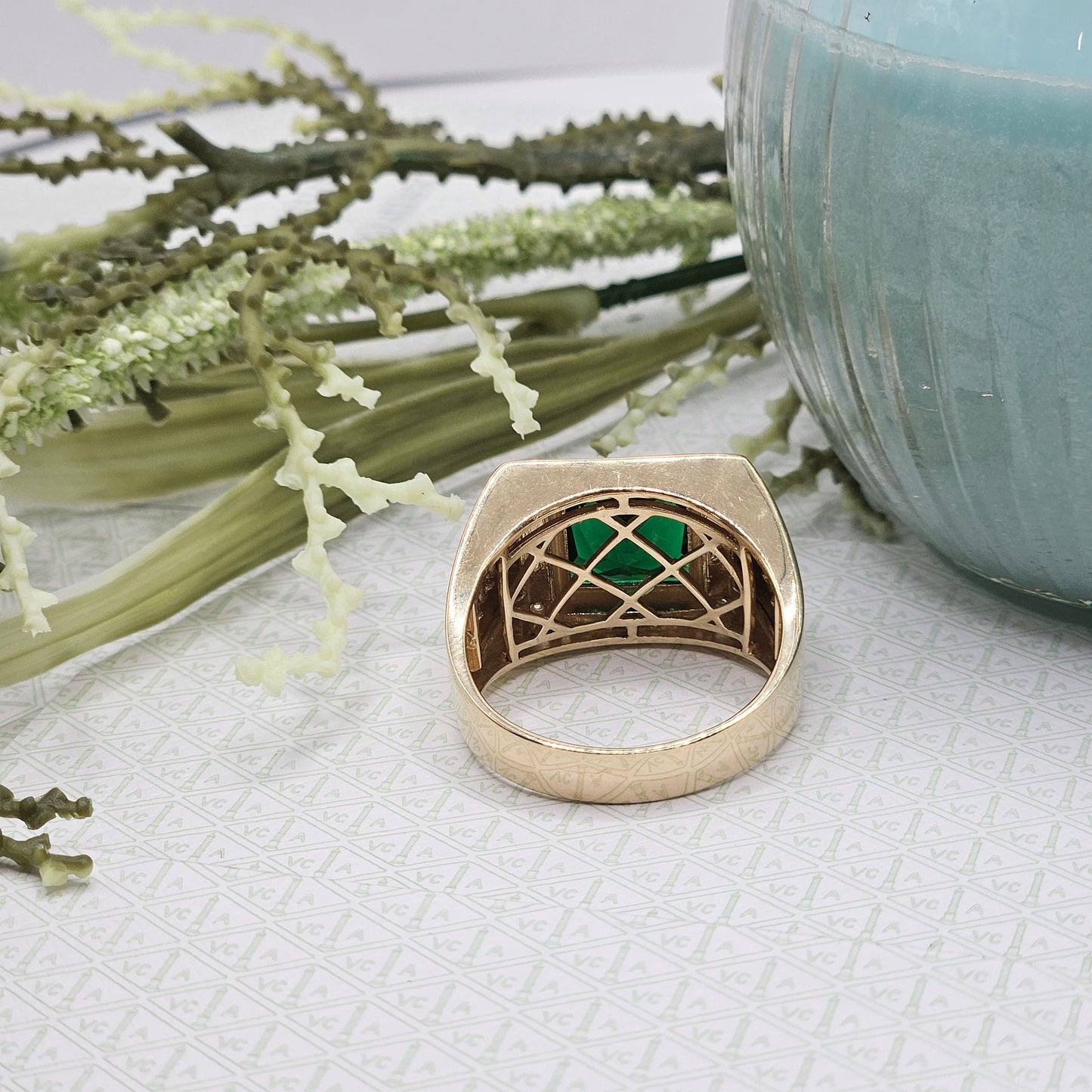 Green Stone Ring