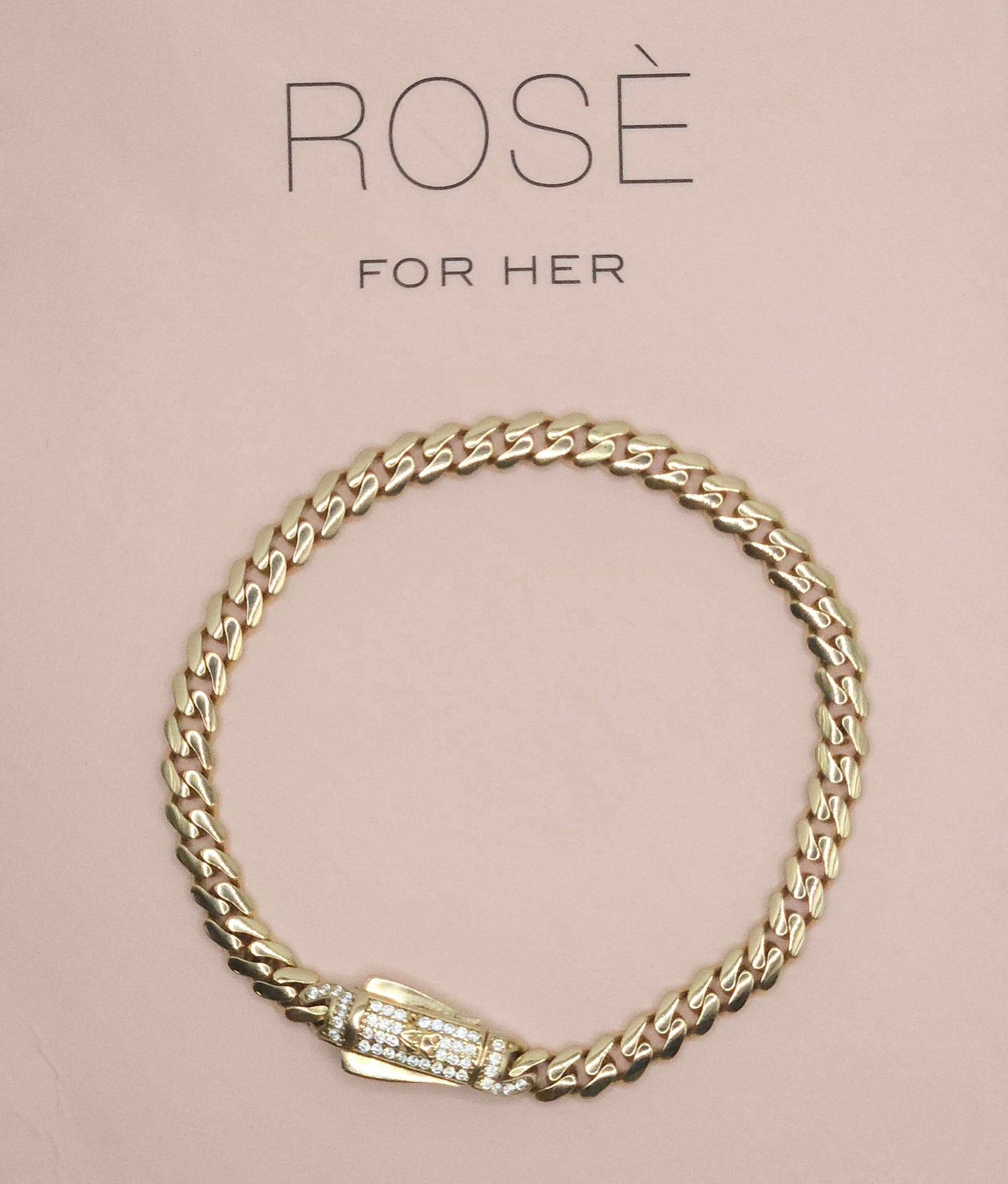 Closure Bracelet with Zirconia