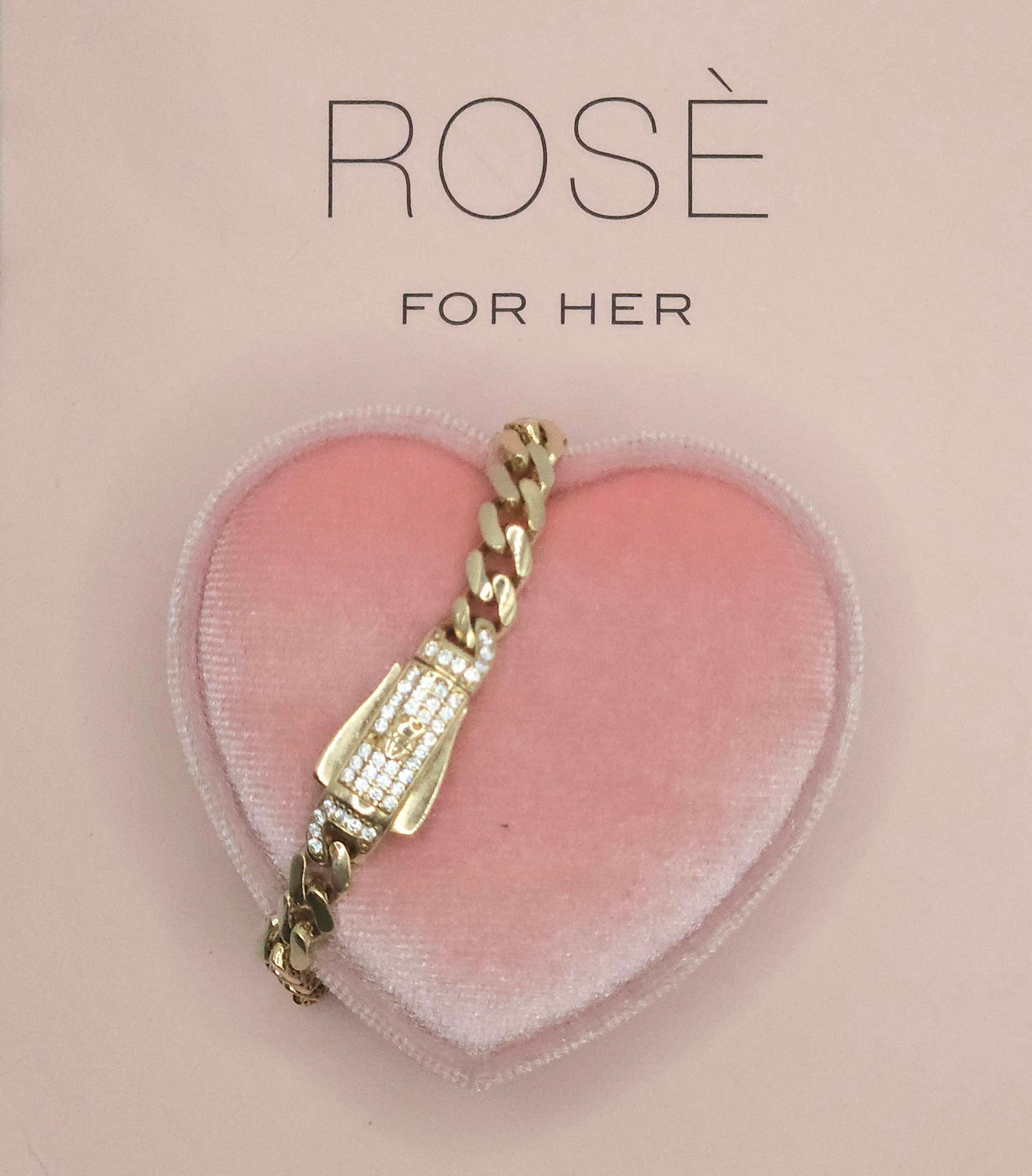 Closure Bracelet with Zirconia