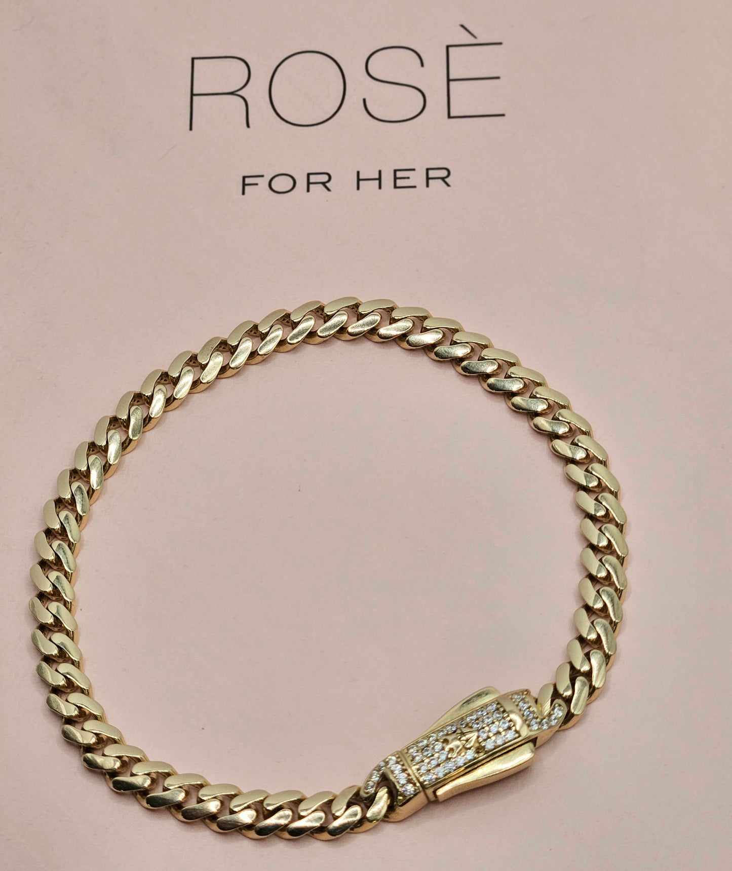 Closure Bracelet with Zirconia