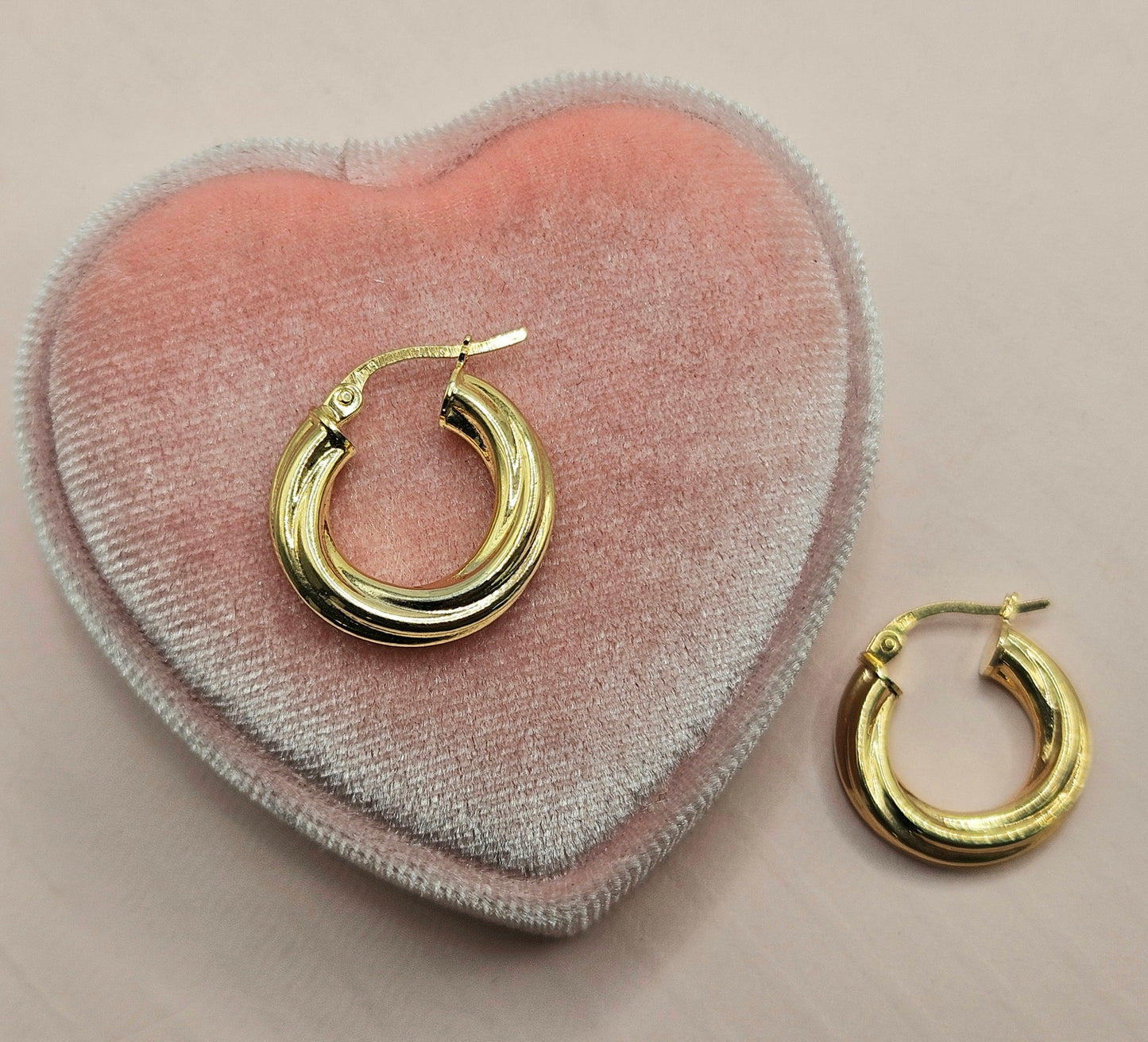 Small twited hoops