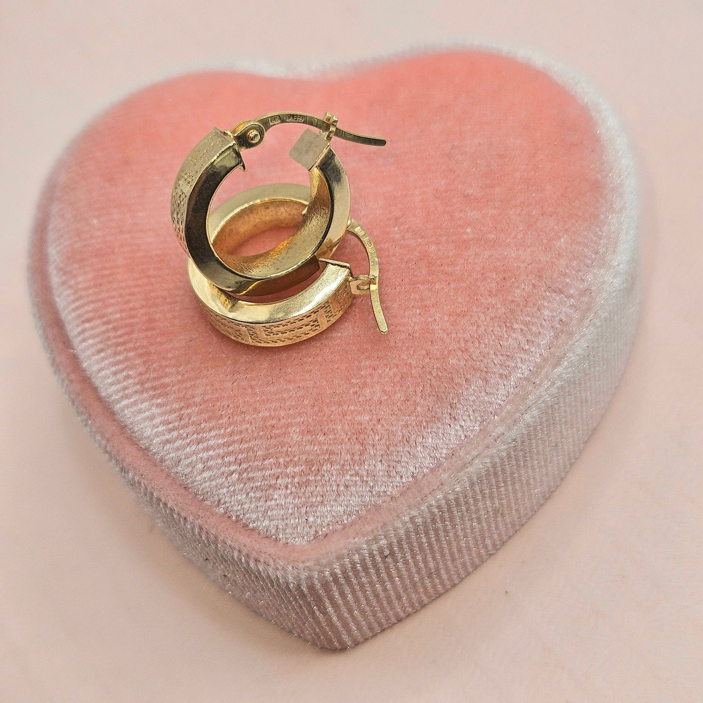 Small Flat Hoops