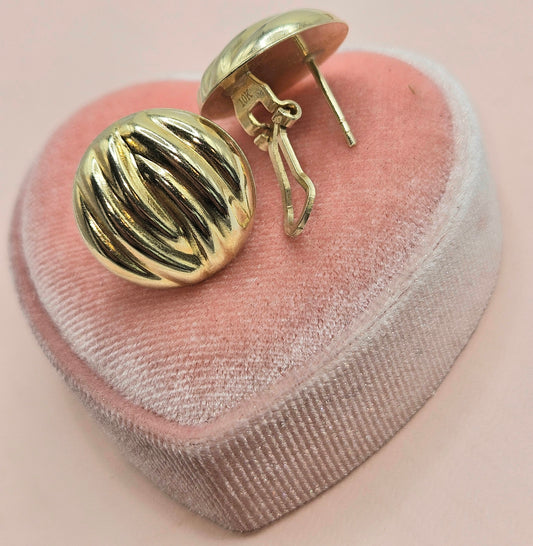 Half Round Knot Earring