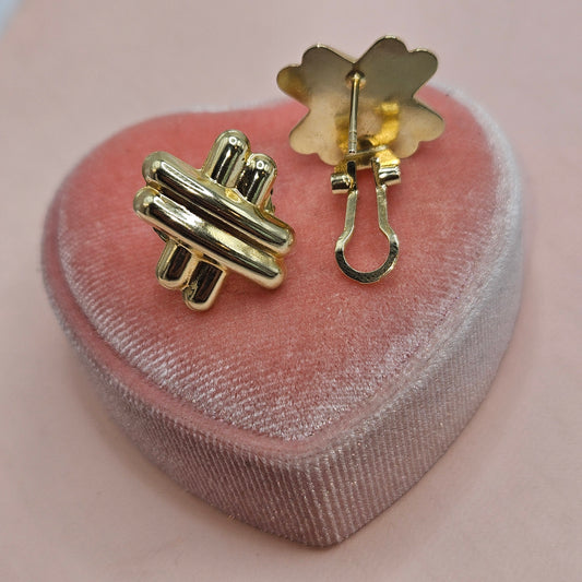 Double X Earring