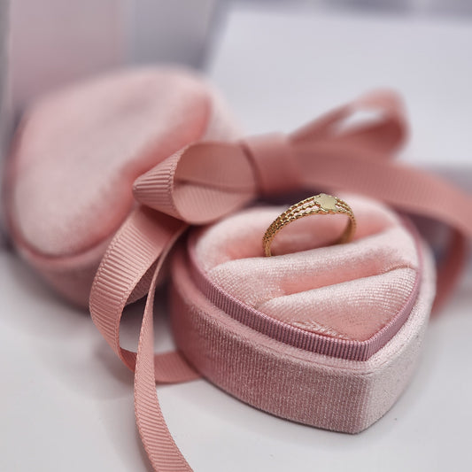 Three Row Flower Ring