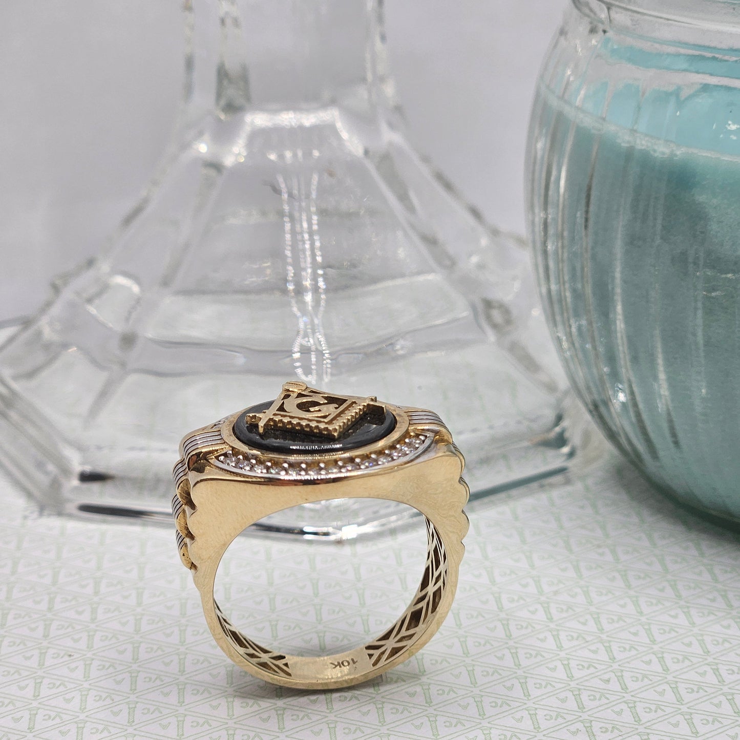 Black Die Ring