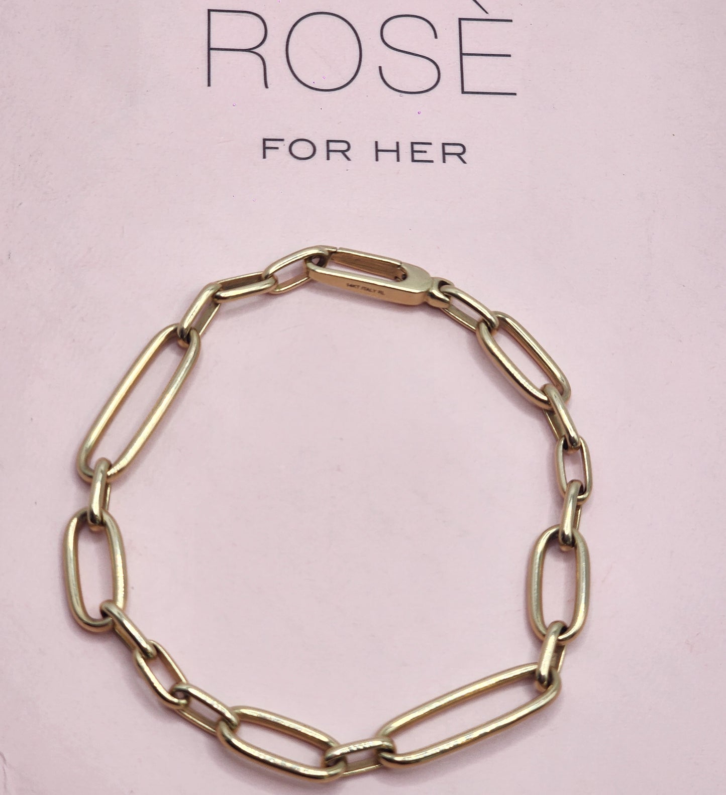 Wide Link Bracelet