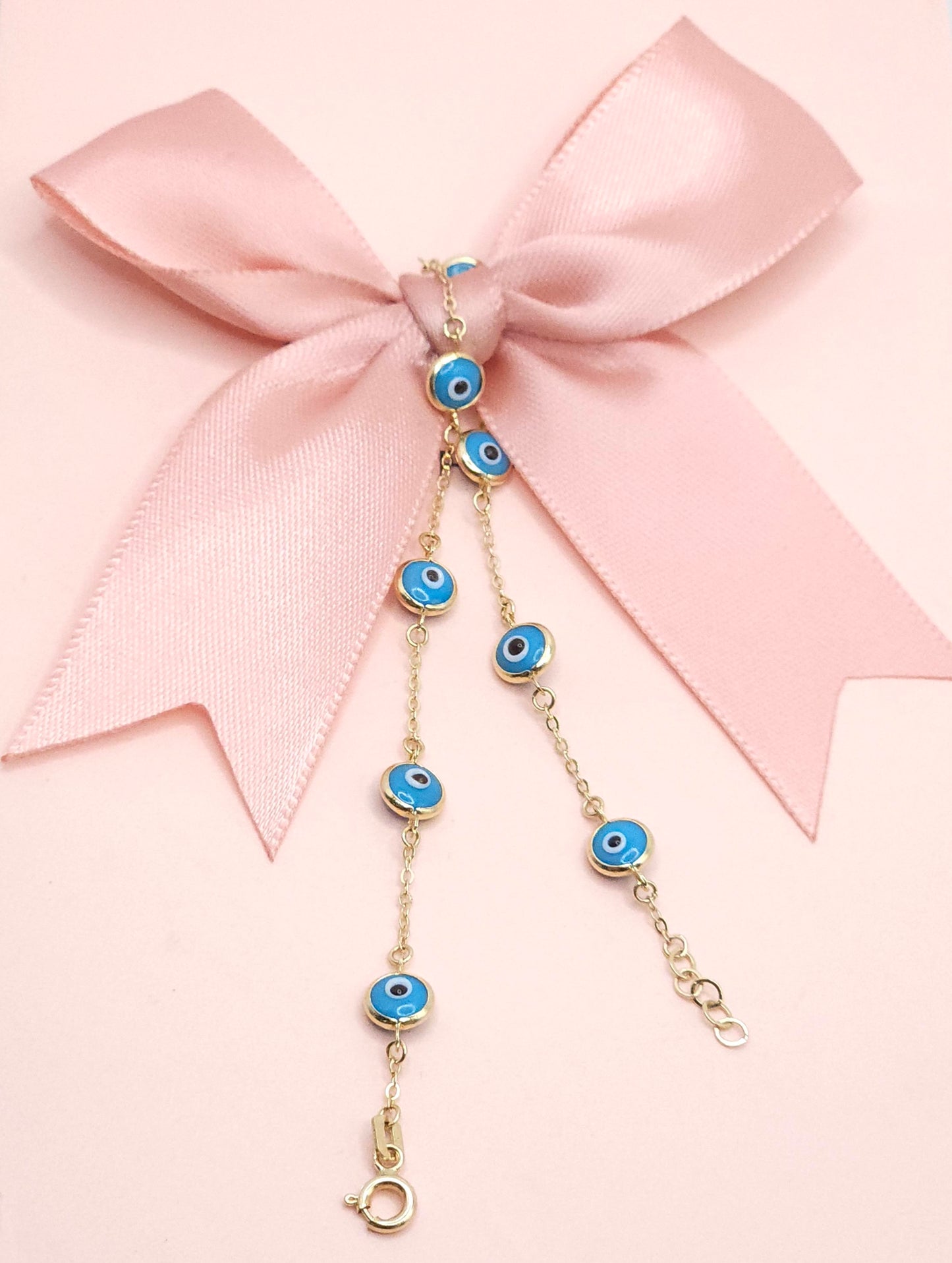 Sky Blue Eye Bracelet