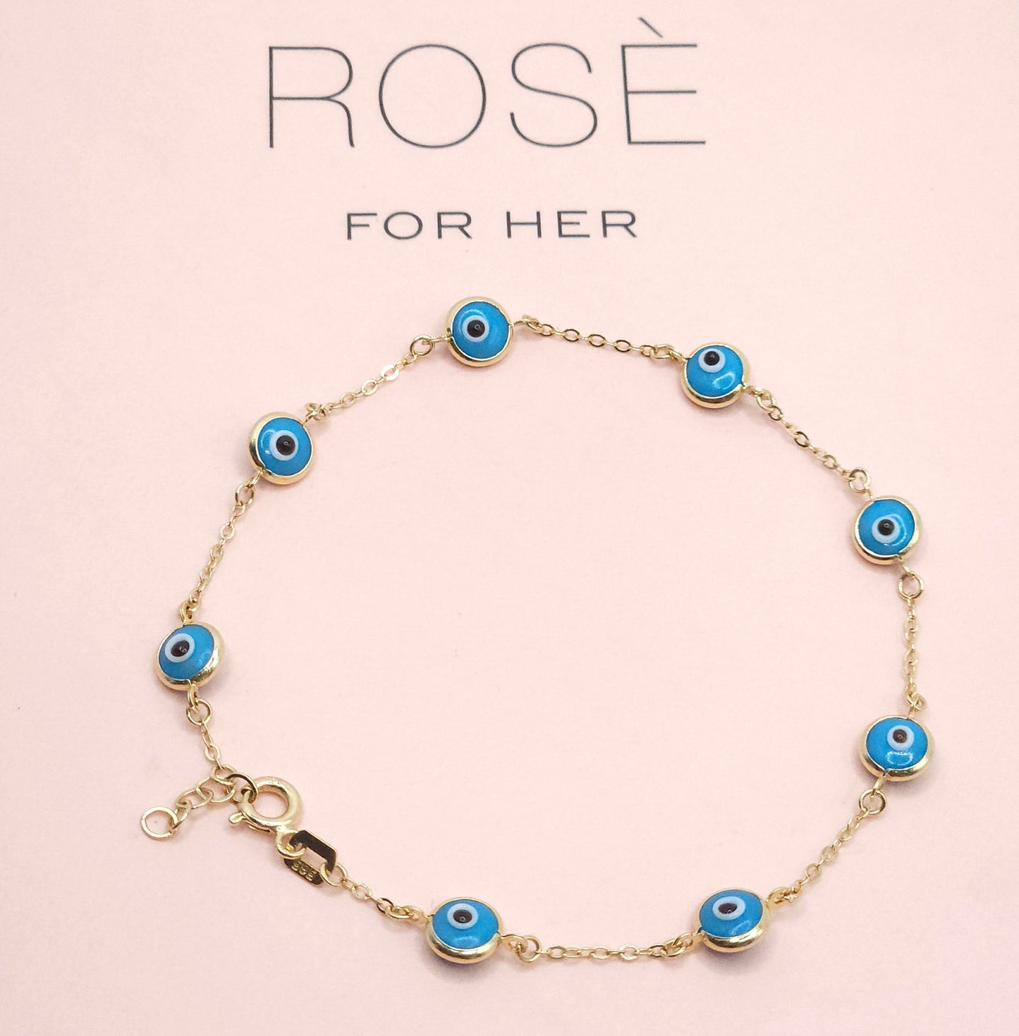 Sky Blue Eye Bracelet
