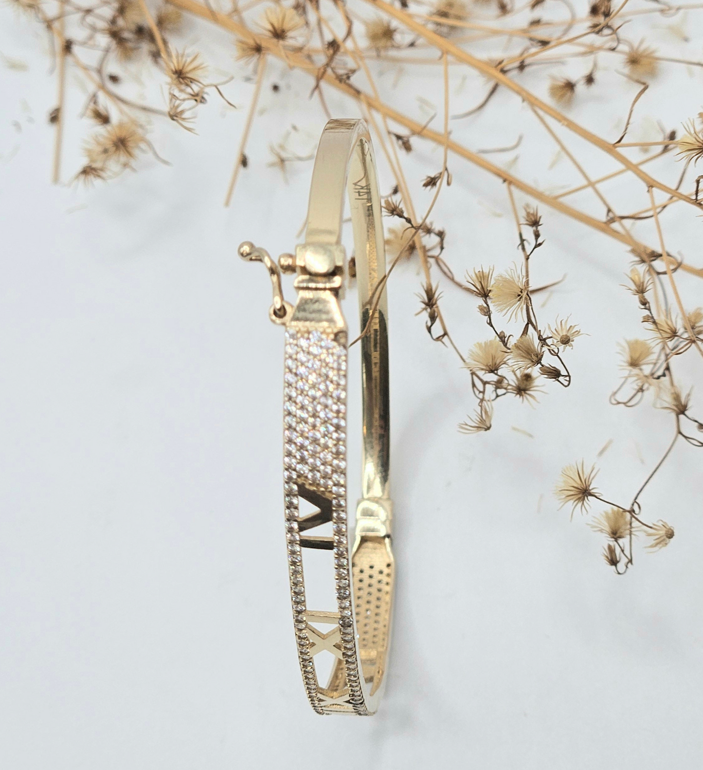 Rigid Roman Numeral Bracelet