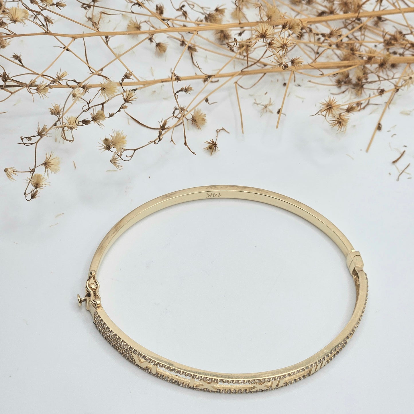 Rigid Roman Numeral Bracelet