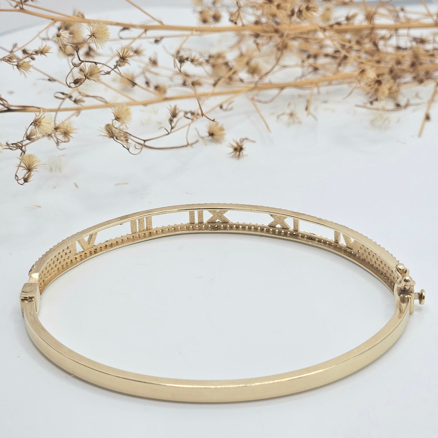 Rigid Roman Numeral Bracelet