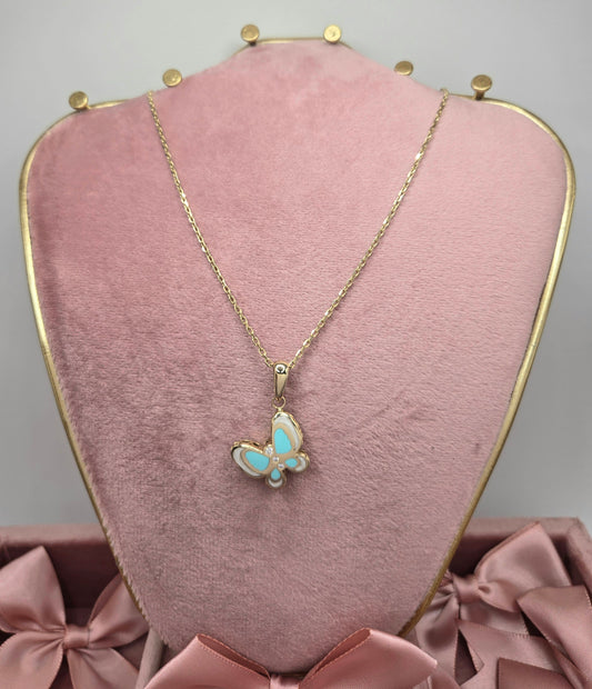 Chain with Butterfly Pendant