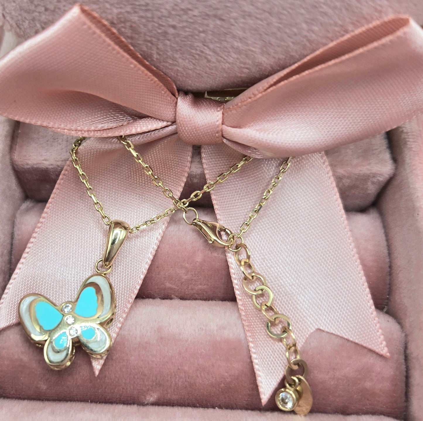Chain with Butterfly Pendant