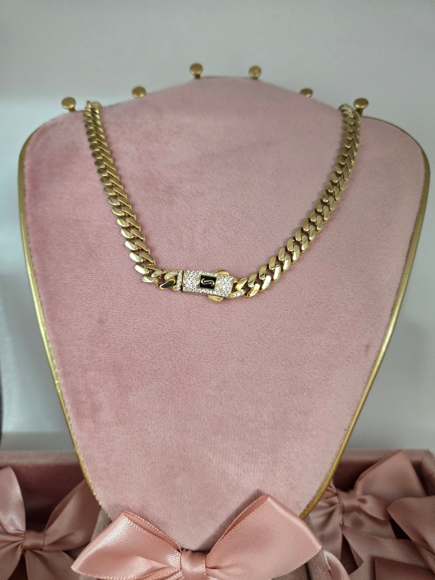 Monaco Chain Zirconia Clasp